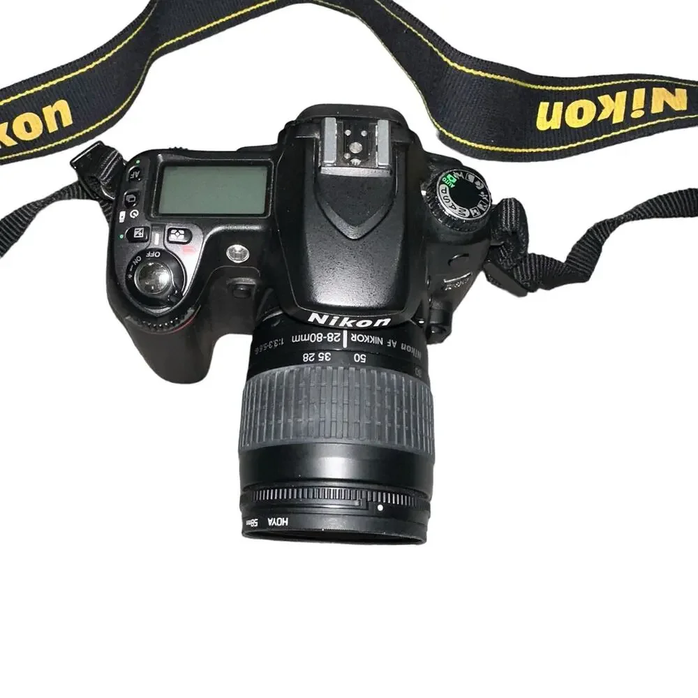 Nikon D80 DSLR Camera Bundle 2 Lenses‎ Charger Manual